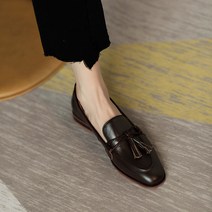 여성용 JCP 레트로 베이직 태슬 플랫 로퍼