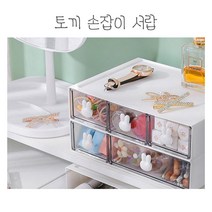 책상정리 미니서랍 책상위 서랍장 6종 티백보관함 머리핀정리함 플라스틱 수납함 다이소, 2단, 대형