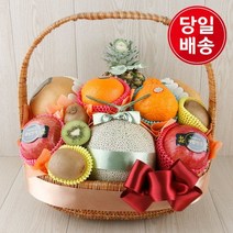 927 낮 12시 퀵배송 마감과일선물세트 기쁨두배 과일바구니(수도권 당일전국 익일)(토일 휴무) -인증