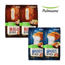 [풀무원] 블럭치즈 돈카츠X2봉+통등심 돈카츠X2봉