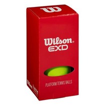 WILSON EXD 플랫폼 테니스 공(박스 공 2개), 기본