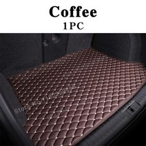 자동차고무매트 차량 차량용 매트 기아 쏘렌토 지아 MQ4 2021 용 범용 자동차 트렁크 매트 7 인용 패드, 07 Drk rown