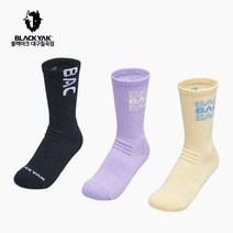 블랙야크 공용 사계절 메쉬 직각편직 쿨맥스 발바닥파일 알파인크루삭스 2BYSCX2901, 노랑(YELLOW)