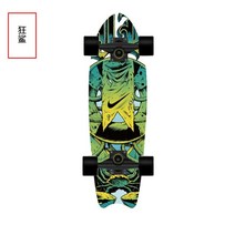 크루져보드 숏보드 페니보드 전문 서핑 랜드 스케이트 보드 메이플 싱글 로커 크루저 롱보드 어린이 스포츠 거리 야외 체육관, 9, 협력사