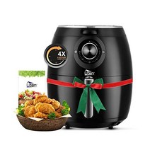 에어 프라이어 5 8QT/5 5L Uten 1700W 에어프라이어 고출력 전기 고온 온도 제어 및 타이머 손잡이 논스틱 튀김 바구니 식기 세척기 사용 가능 파티에 적용 애프터눈 티, 5.8QT/5.5L Air fryer