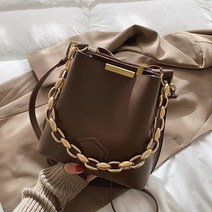 로비크 버킷 체인 숄더백 A2246 글램디브 여성가방
