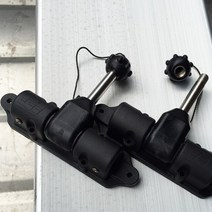 래프팅 핸들 조립 수상 카누 뗏목 카약 카누 패들 한탄강 롱보드 카약노 로잉, 블랙 노자리 한 쌍
