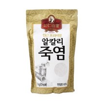 (주)인산가 정품 프리미엄 알칼리 죽염 분말 1kg+홍삼애 초코크런치(49g), 1개, 1kg