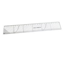 쏘잉스타 패치워크 시접자 투명시접자 단단한자 작선자 플라스틱자 3사이즈 15cm 30cm 50cm, 투명30cm