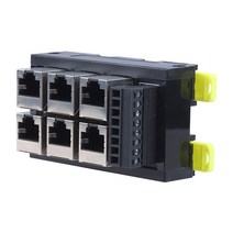 RJ45 네트워크 포트 터미널 블록 케이블 8 핀 2/3/4/5/6 홀 허브 스위치 직렬 신호 변환기 RS232 RS485, 05 6 port
