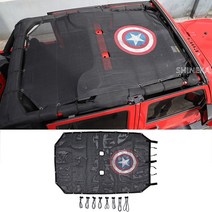 Shineka car top sunshade cover roof uv 증거 보호 그물 지프 랭글러 jk 2 도어 및 4 도어 자동차 액세서리 스타일링, 4도어 실드