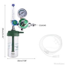 산소 압력 조절기 CGA540 G5 8 O2 압력 감속기 게이지 유량 게이지 가스 조절기 M28 20 생산자 직송 1 세트 2 + 1 세트, 03 Green2