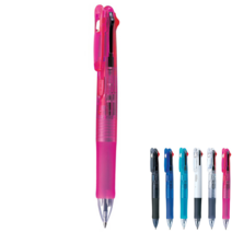 제브라 클립온 4색 0.7mm CLIP-ON 4C 바디 B4A3, CLO 4C 핑크(P) x 1개