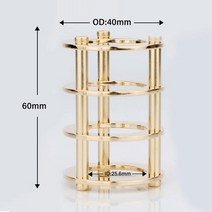 진공 튜브 가드 보호대 커버 12AX7 ECC83 6922 5687 HIFI 빈티지 오디오 앰프 DIY 골드 및 크롬 도금 1, 03 WHITE