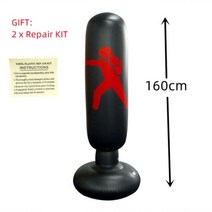 가정용샌드백 복싱 센드백 용품 160cm 권투 펀칭 백 풍선 프리 스탠드 텀블러 무에타이 훈련 압력 릴리프 바운스 백 샌드백 킥복싱 백, 160cm B