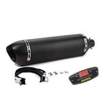 바이크 오토바이 배기관 요시무라 R77 슬립 온 모토 머플러 튜브 51mm 야마하 R1 R6 CBR1000RR 하야부사 ZX10R S1000RR 듀크 390, [01] A with sticker