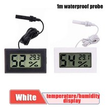 EC측정기 수족관 계측기 게이지용 방수 프로브 습도 측정기 센서와 미니 디지털 LCD 실내 온도계 습도계, Set 2, -50 1100