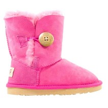 호주 ugg auzland 방수 미끄럼 방지 고전 진짜 모피 보온 추위를 막다 양털 kid 원버튼 부츠