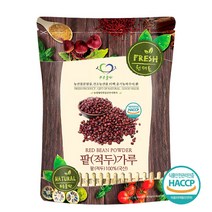 푸른들판 국내산 생 적두 팥 분말 가루 100% 국산 팥차 붉은팥 적소두 차 HACCP 인증, 500g, 1개, 1봉