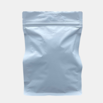 무광 백색 팔방지퍼봉투 150g (13.5cm x 20cm + 7cm) 50매