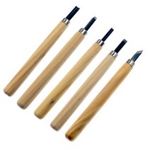 전문가용 나무 조각 치즐 칼 수공구 세트 12 개 기본 세부 목공 가우징 다목적 DIY, 04 5PCS