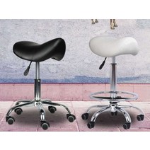새들 체어 승마 의자 미용실 마사지 말안장 스툴, 앉은 키 최대 55cm