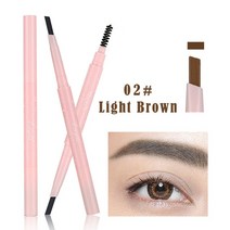 액상 충진기 주입기 액체 소분 액상 포장 LEKOFO 2 In 1 눈썹 펜슬 5 색 팁 액체 펜 방수 지속되는 자연스, 02 light brown LE112-2