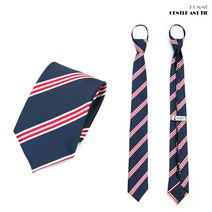 젠틀안트 사선 자동넥타이 폭7cm 네이비 AT-5651