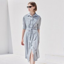 리안뉴욕 초경량 벨티드 롱 원피스