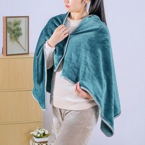 거실 차박담요 똑딱이단추 극세사 담요 망토 70x130cm