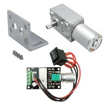 감속 기어 모터 속도조절 JGY-370 DC 모터 저속 전기베이스 6V 12V 24V 감속 기 + 브래킷 세트 속도 컨트롤, 12 12V 150rpm_01 Package A