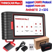 THINKCAR ThinkScan Max 전체 시스템 자동차 진단 도구 MAX 2 OBD2 스캐너 DPF IMMO CANFD 프로토콜 ECU 코딩 PK ThinkTool M 호환, Lifetime Free Update, 02 MAX 2 EU version