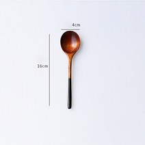 TS GLOBAL 나무 숟가락 주방 조리기구 커피 차 도구 수프 티스푼 케이터링 저녁 식사 식기 액세서리 1 개, 02 dark blue