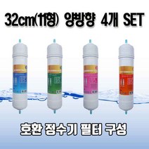 한일월드 필레오 PHILEO-531UV 고급 UF멤브레인구성 정수기필터 4개 1세트N 실속형, 1. A타입 ( 11인치 양방향 32CM )