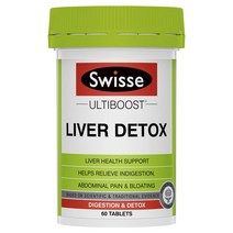 Swisse Ultiboost Liver Detox 스위스 울티부스트 리버 디톡스 60 정, 1개, 기본