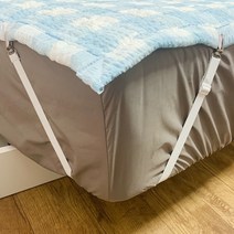 매트리스 집게 침대커버 고정밴드 밀림방지 시트커버 집개 2개세트, 특대 -화이트 2개 1세트