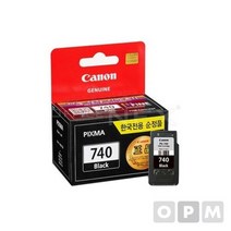 캐논 잉크 PG-740/검정/1EA, 정성배송 잉크, 없음