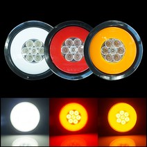 SS테크마린 SORI 24V 면발광LED 원형 테일램프 SL-42, 화이트LED