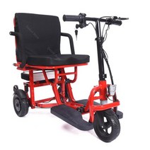 노인 전동 스쿠터 전기 삼륜 오토바이 세발 자전거 속도 접이식 세발 자전거 이동식 배터리 위한 이동성, 8인치 36v 8ah