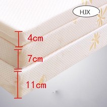토퍼 매트리스 허리에 좋은 단단한 접이식 메모리폼 메모리 폼 슬로우 리바운드 다다미 면 커버 침대보 킹 퀸 트윈 풀 사이즈