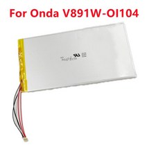 업그레이드 보조 새로운 3575185 5 라인 배터리 교체 Onda V891W V891W-OI104 단일 시스템 듀얼 태블릿 PC, 01 One cell V891W-OI104
