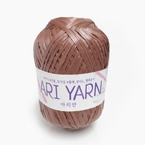 [ARIYarn] 아리얀 19색 피크닉모자 여름실 PP사, 17 체리브라운