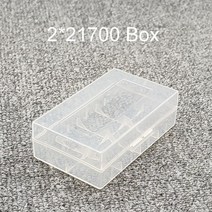221700 배터리 보관 상자 21700 배터리 홀더 21700 배터리 케이스 플라스틱 상자 21700 상자 투명, 1개