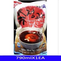 마시는차 수정과 음료원액 음료엑기스 세준 790mlX1EAW3BEFC7W3BEFC7, 1, 본상품선택