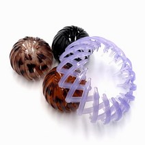 똥 머리 헤어 클립 올림 집게 핀 끈 다이소 블랙