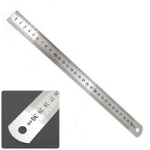위월천 30CM 철자 눈금자 30CM자 철직자, 300mm