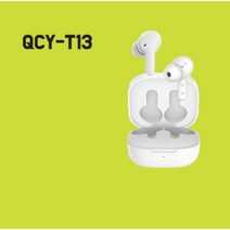 QCY-T13 블루투스 헤드폰 V5.1 가성비극강이어폰 무선 TWS 이어폰 터치 컨트롤 이어버드 4 마이크 ENC HD 통화 헤드셋 맞춤형 앱, T13 검정(크리닝펜 포함)