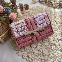 도두리 DIY 가방만들기 망뜨개 손뜨개질 네트공예 코바늘 뜨개질 패키지 키트 토리숄더백, 토리 체리 스무디