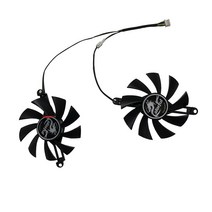 cpu쿨러 수냉 쿨링팬 p106 GTX1060 950 960 1050 VGA 그래픽 카드 교체 용 2 개/대 85MMGPU 쿨러, 한개옵션0