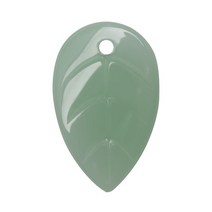10x18 미리메터 50 개/몫 유리 구슬 잎 매력 보석 만들기 재료 DIY 공예 진주 장식, [03] Light green